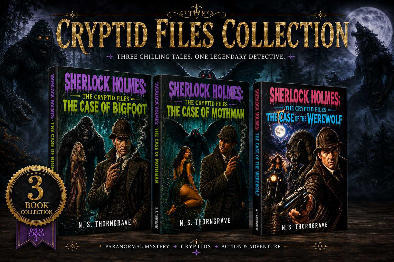 The Cryptid Files Series-Three Book Set